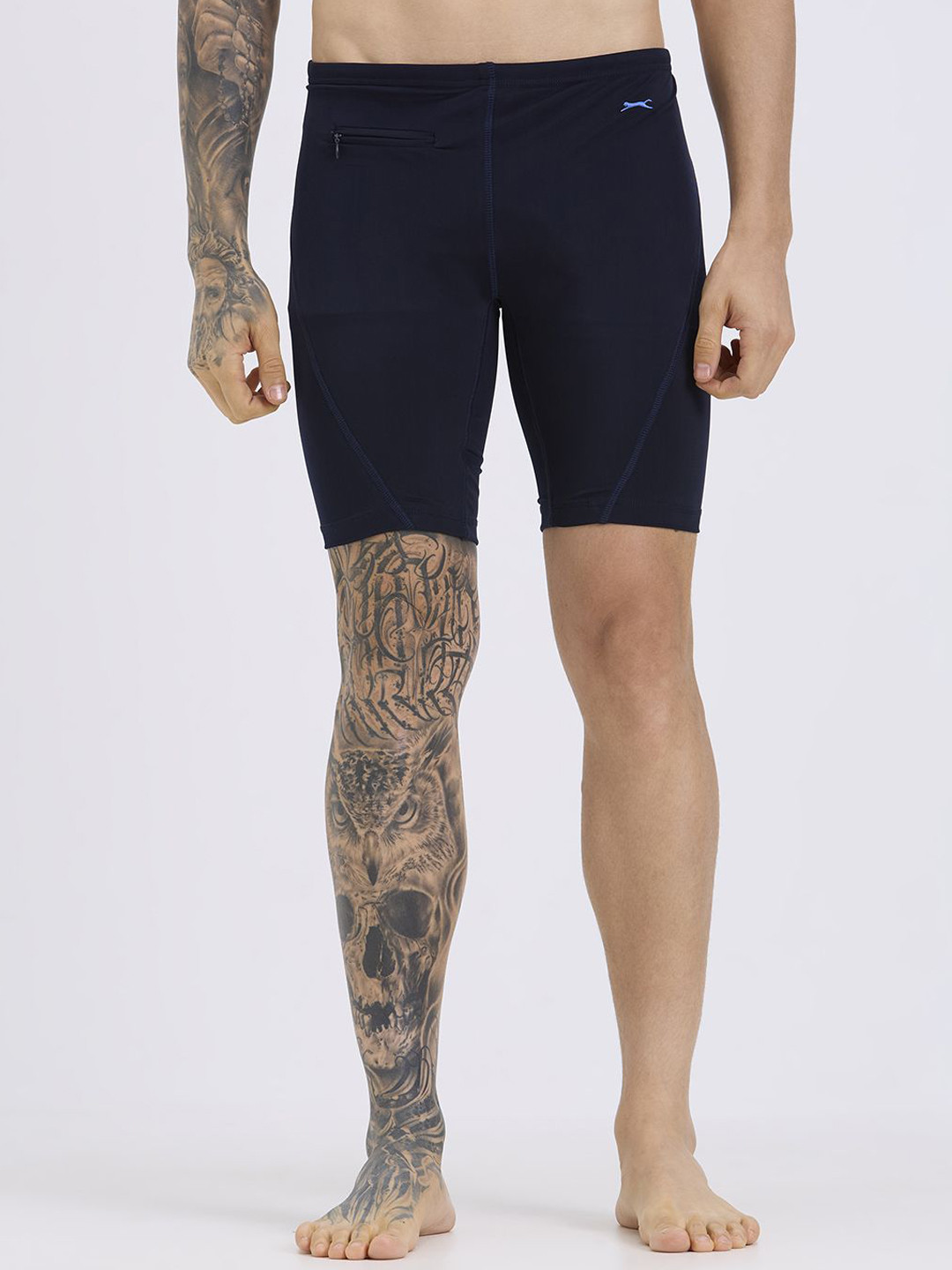 Black Panther Long Tights Trunk S 301-NAVY