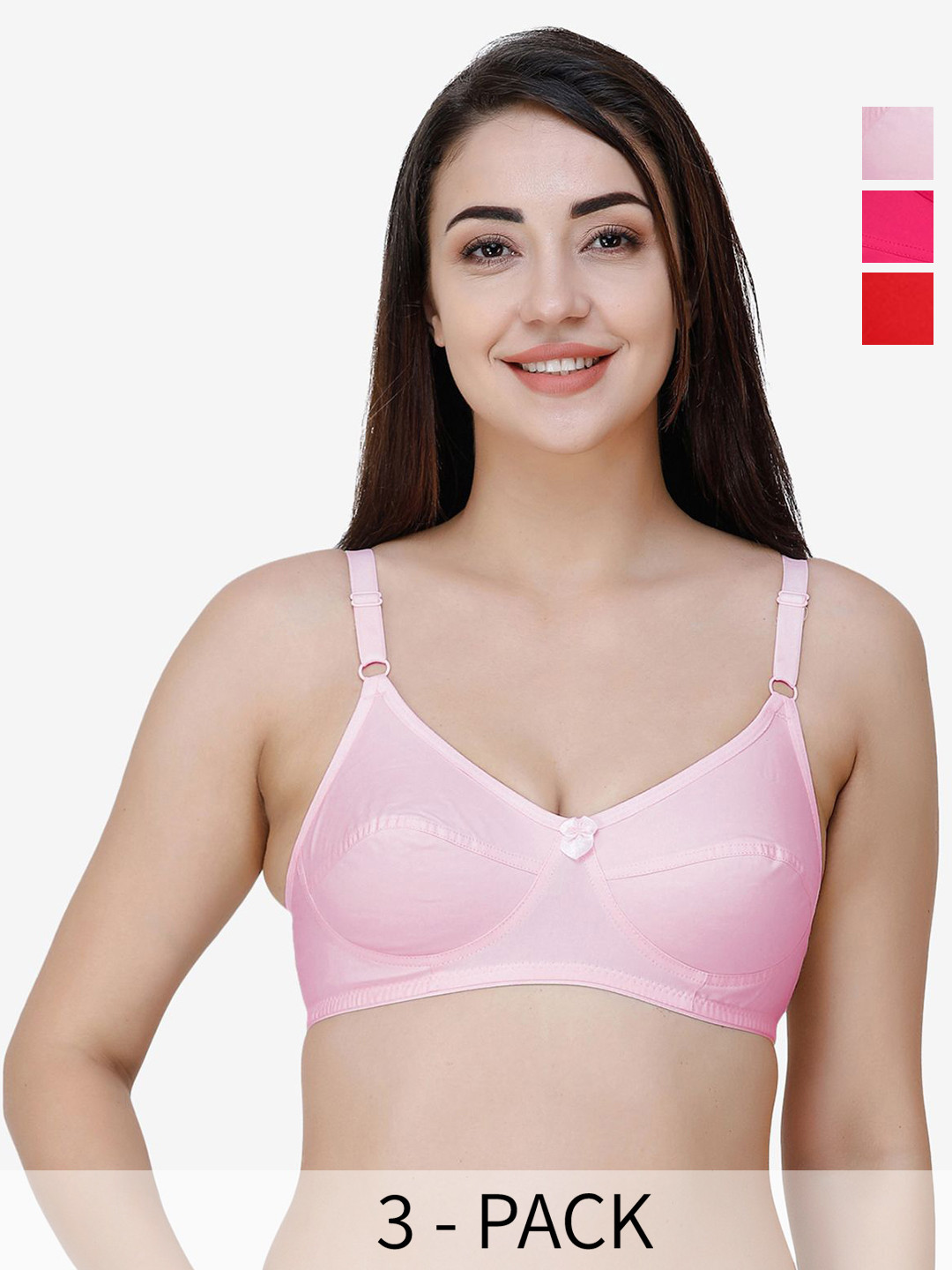 College Girl Women pack of 3 Full Coverage  Bra