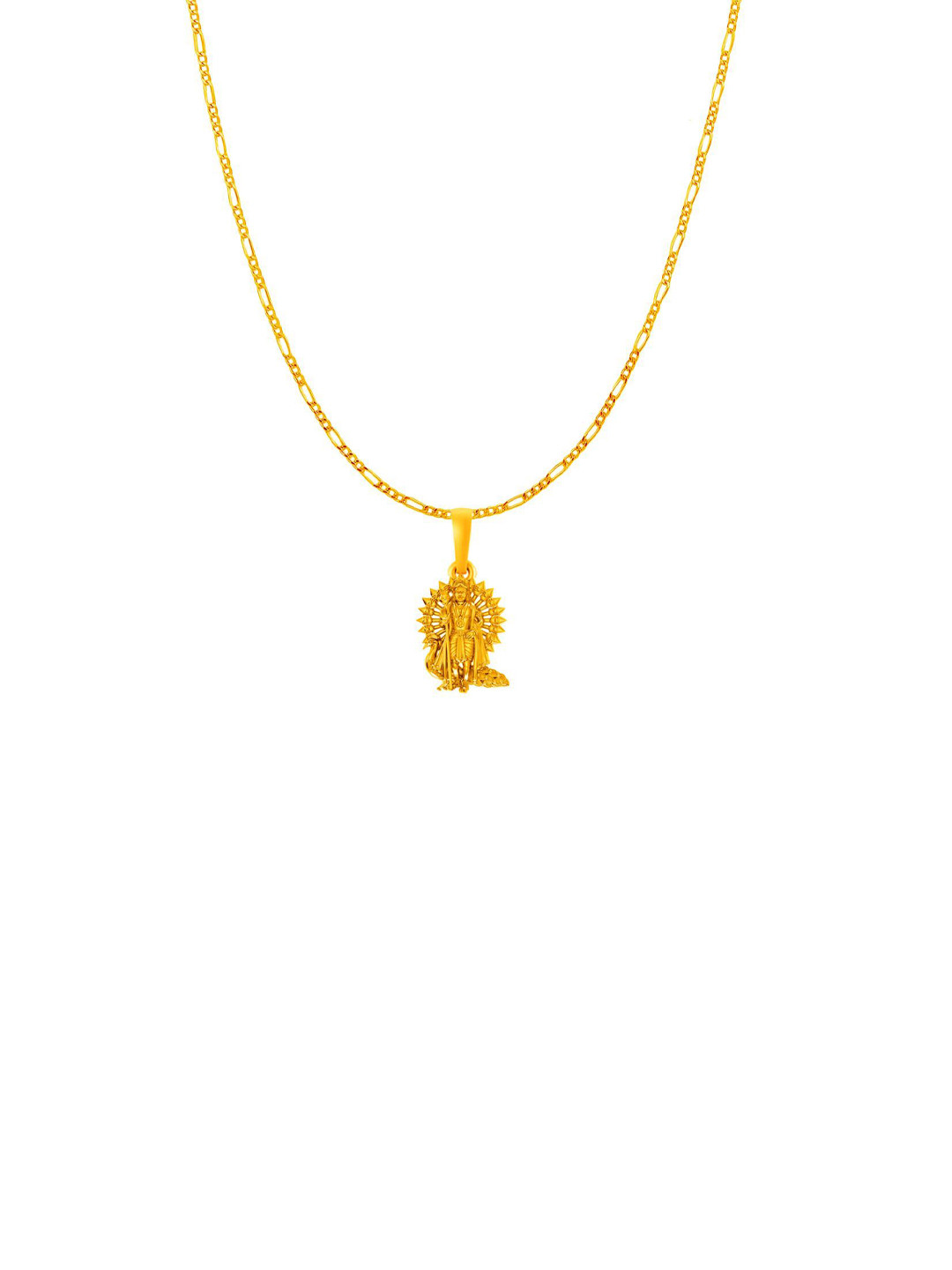 AKSHAT SAPPHIRE Kartikey Pendant Silver Gold-Plated Pendants with Chains