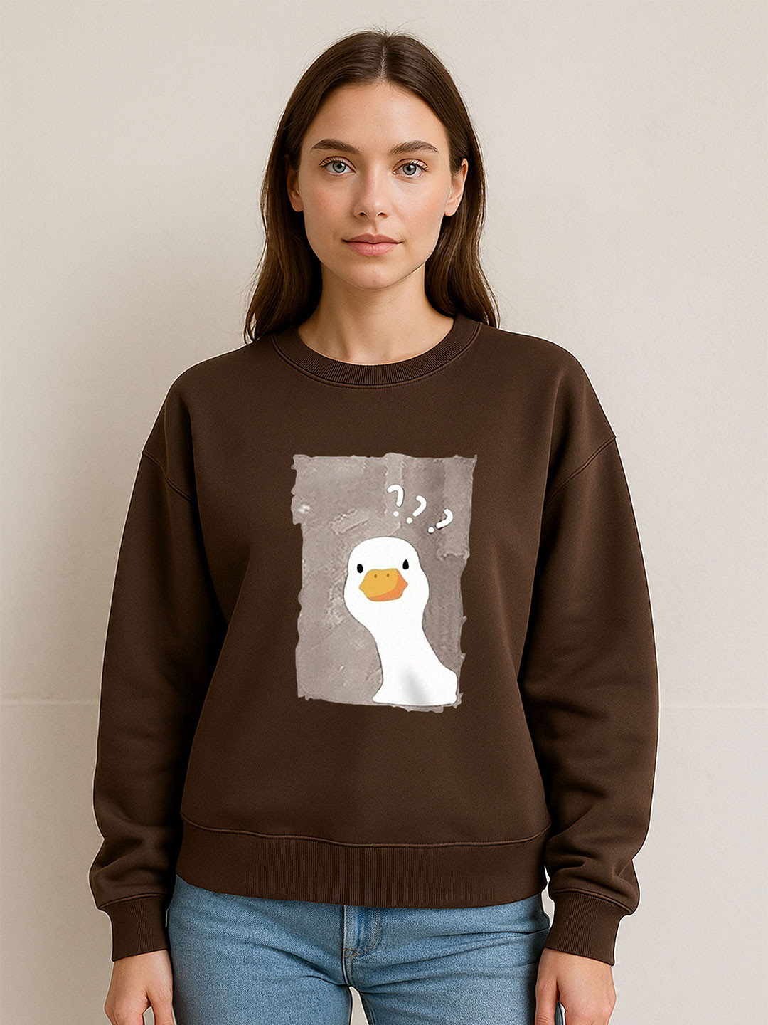 Mast & Harbour Women Graphic Printeded Regular Pullover Sweatshirt