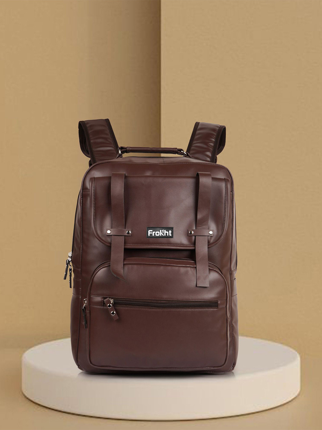 Frokht Unisex Backpack With Laptop Compartment And Padded Shoulder Strap