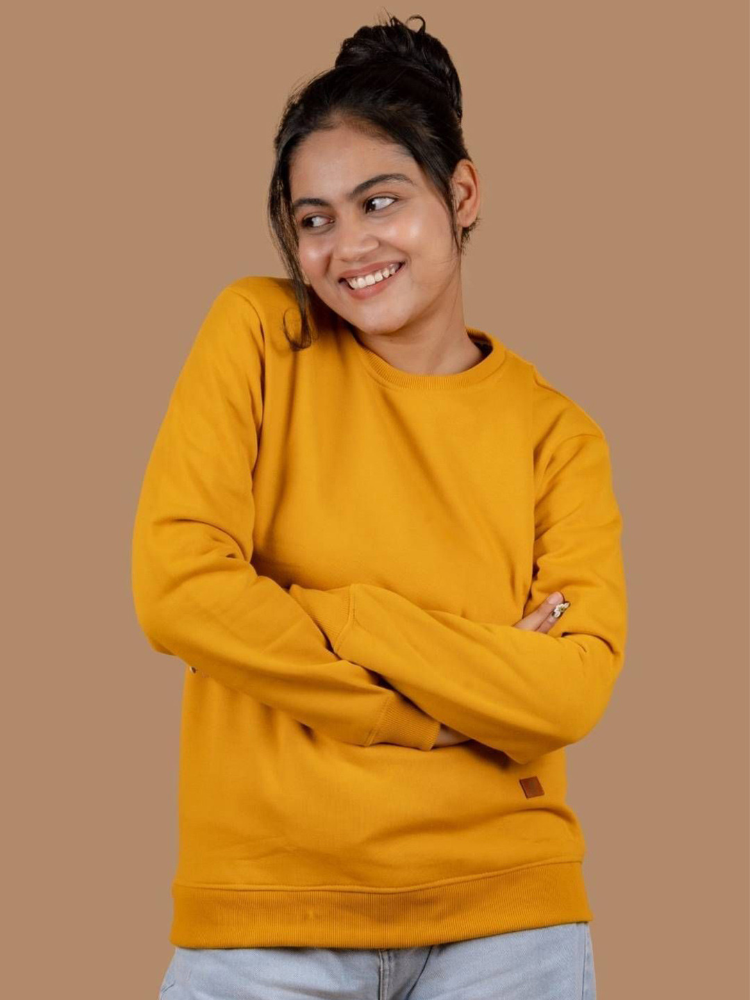 JRCY Women Round Neck Pullover Sweatshirt