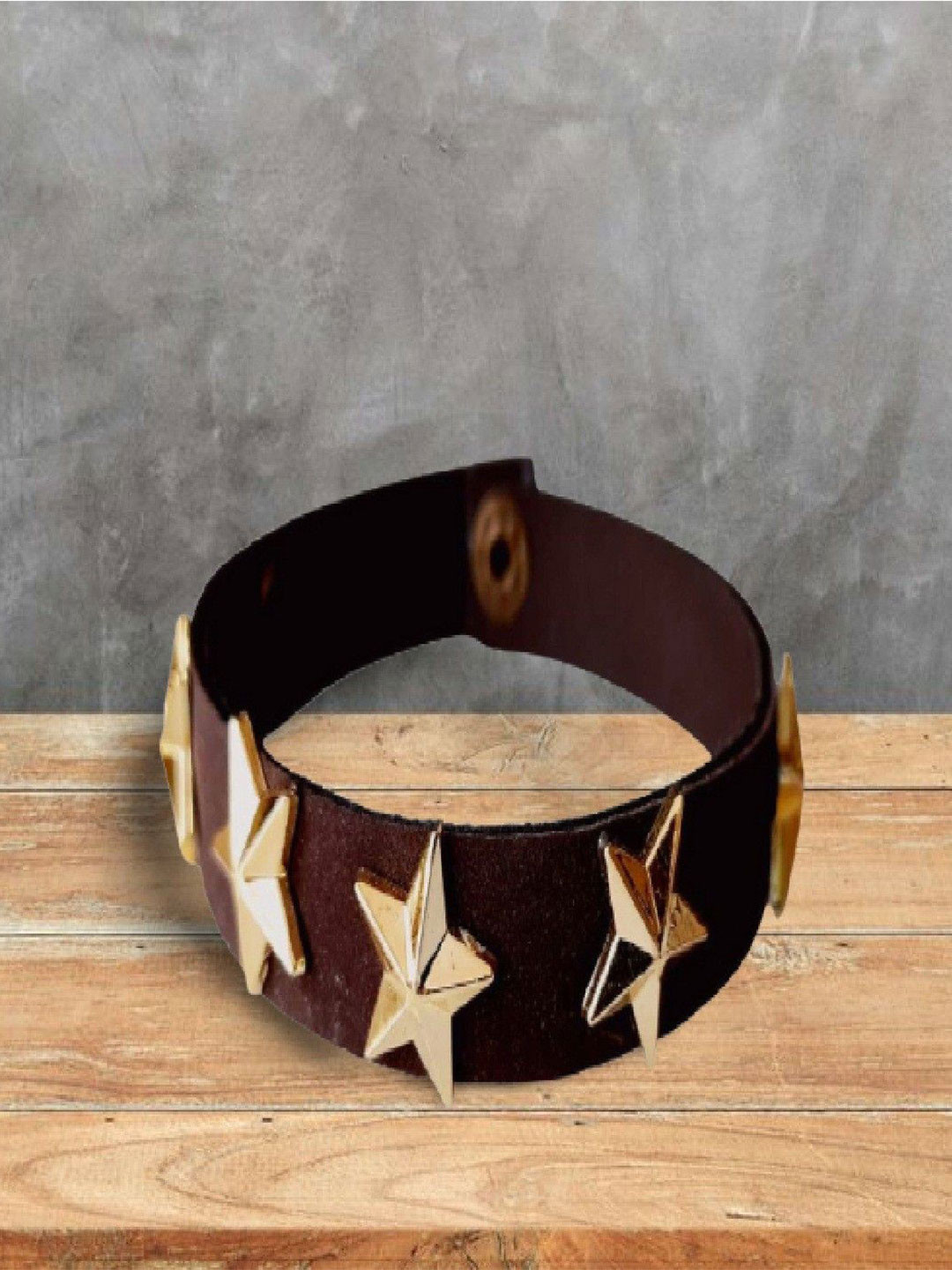 Crazy Fashion Unisex Stainless Steel Star Wraparound Bracelet