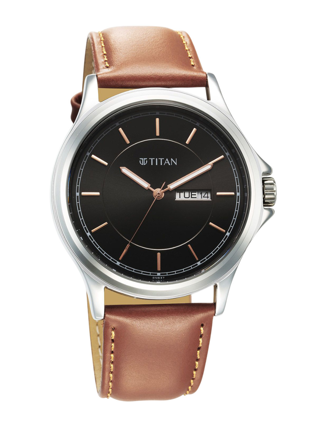 Titan Men Dial & Leather Straps Analogue Watch 1870SL05