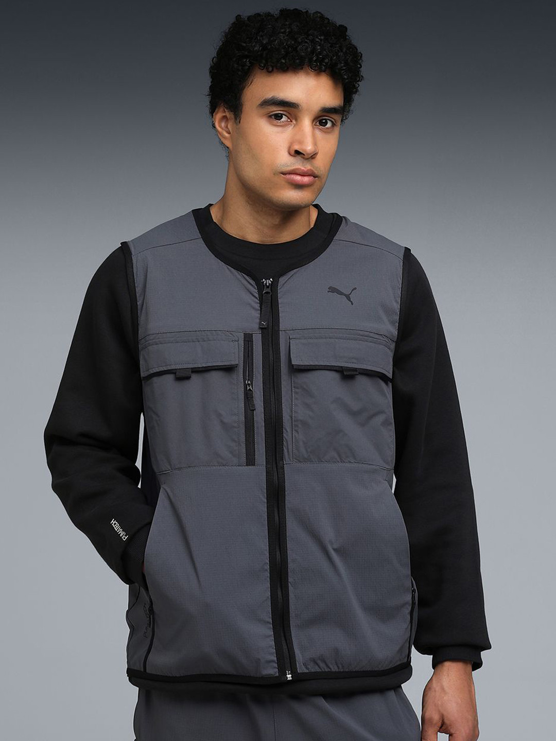 Puma Men TECH Cargo Vest Jacket