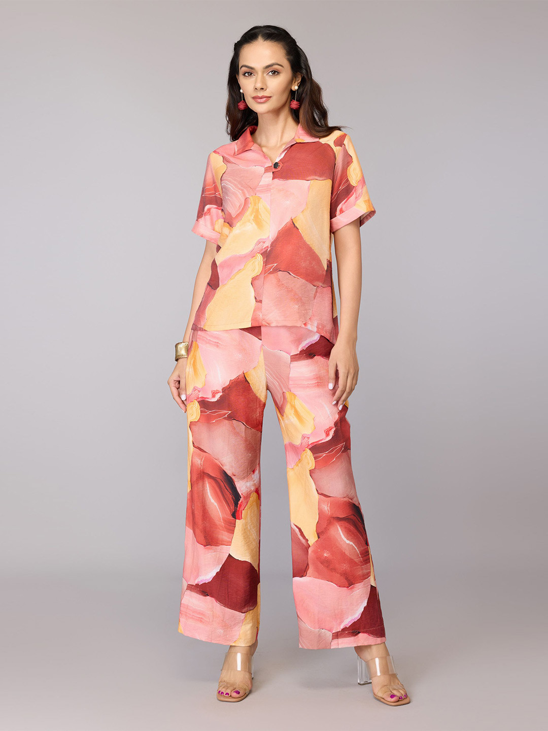Tamiska By Narendra Kumar Sunset Swirl Women Printed Top