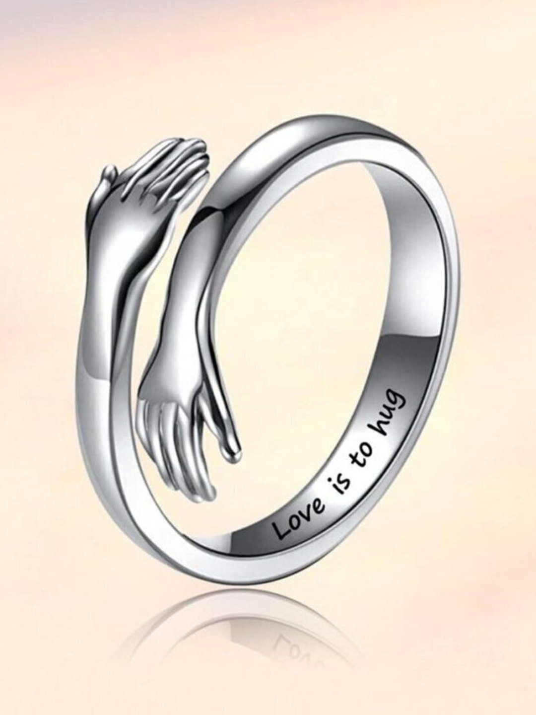 J.S ENTERPRISES Unisex Vertical Bar Pendant & Finger Ring Jewellery Set