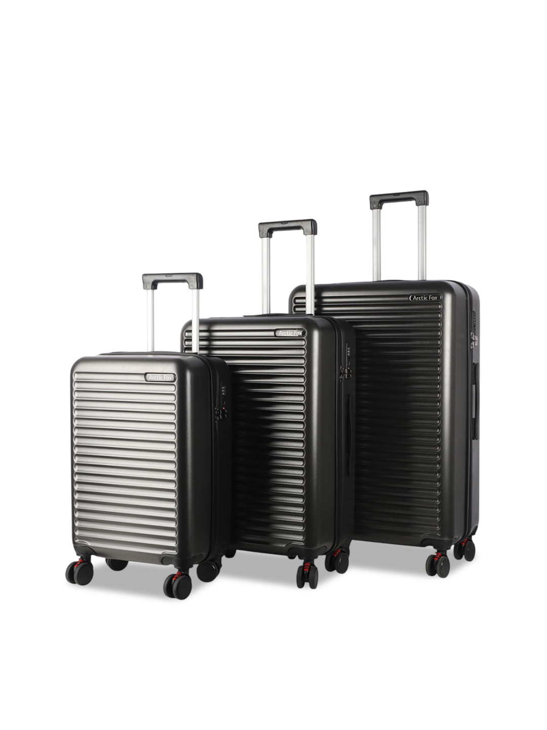 Arctic Fox Rooster Set Of 3 Hard-Sided Trolley Suitcase