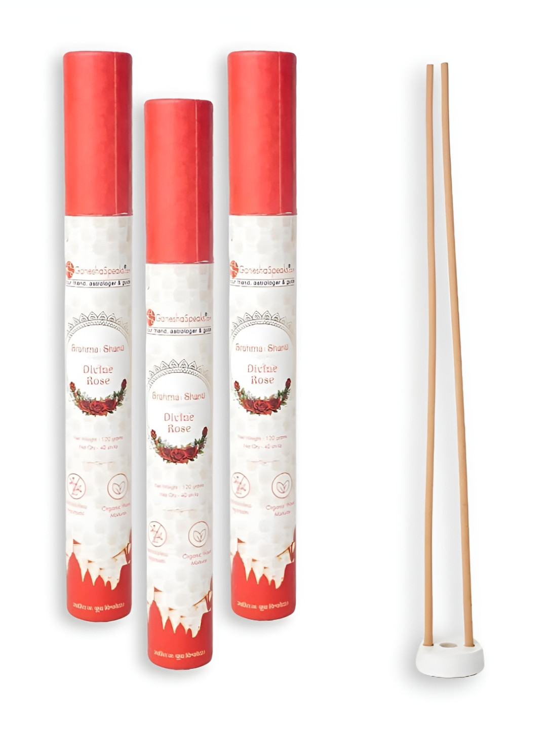 GaneshaSpeaks 120-Pcs Brown Wooden Incense Stick
