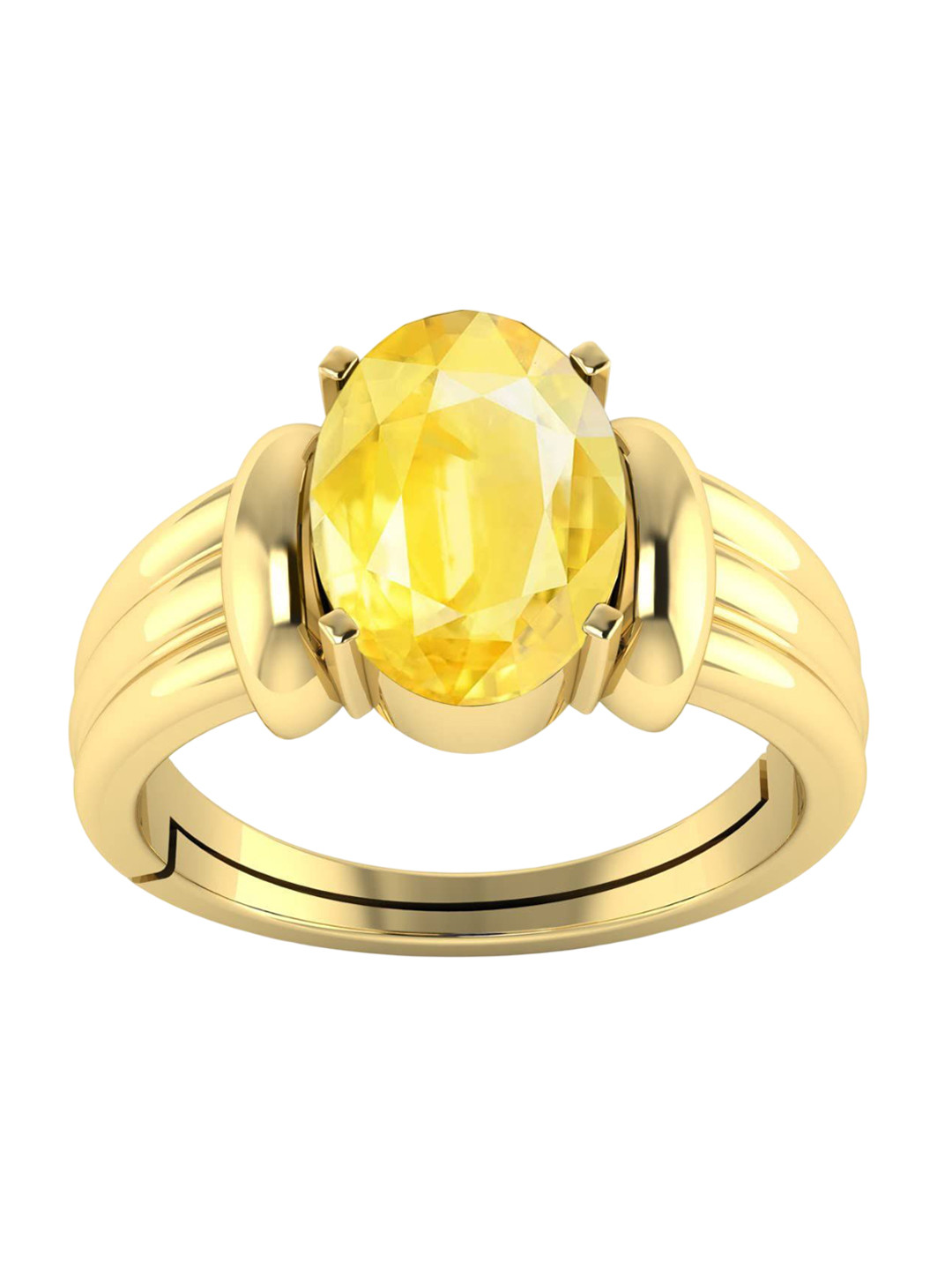 RSPR 13.25 Ratti 12.60 Carat Amethyst Gemstone StuddedFingerRing