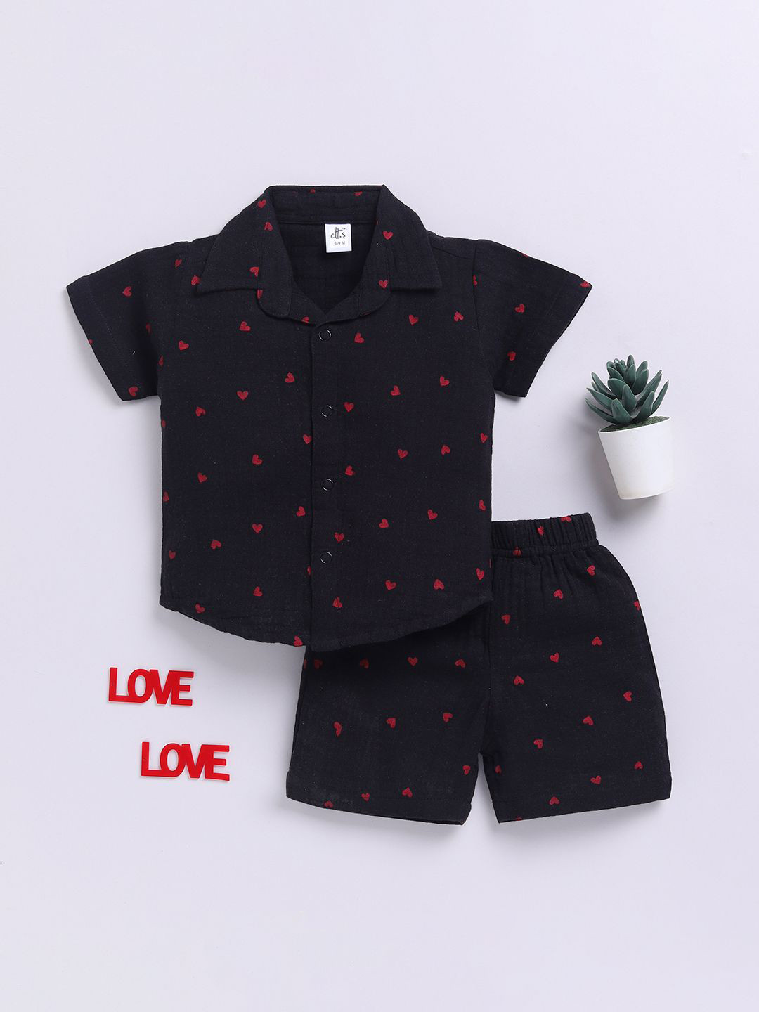 Clt.s Kids Graphic Print Night suit