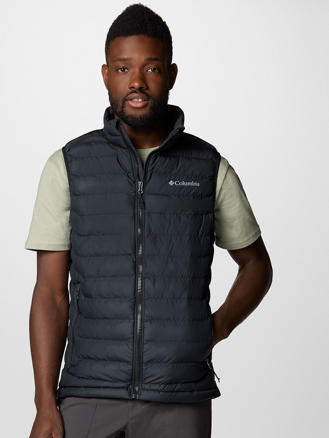 Columbia Men Powder Lite II Brand Logo Lightweight Casual Gilet