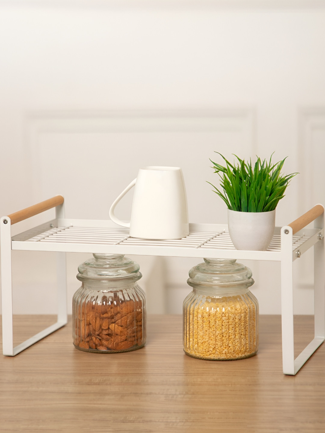 RUBHUB Off White Set of 1 Super Strong Multi-Utility Organisers