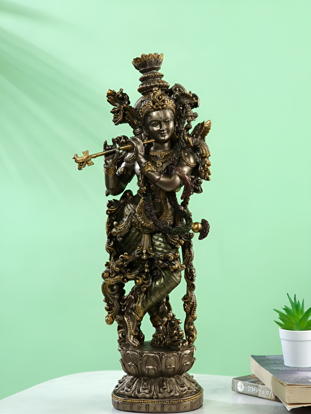 Myntra Elegant Homes Copper-Toned Figurine Showpiece