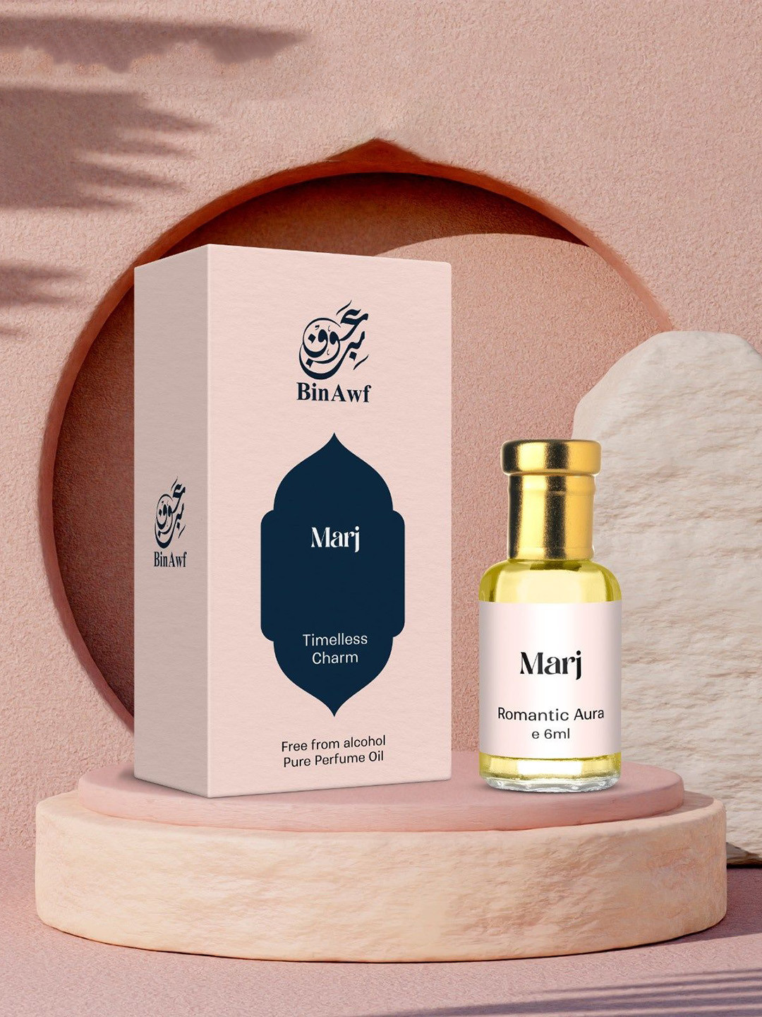 BinAwf Marj Timeless Charm Long Lasting Non Alcohol Attar- 6 ml