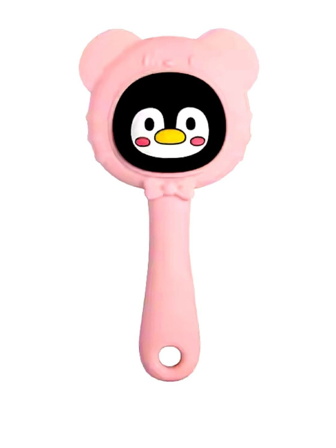 The Little Lookers Pink & Black Baby Teether CumRattle