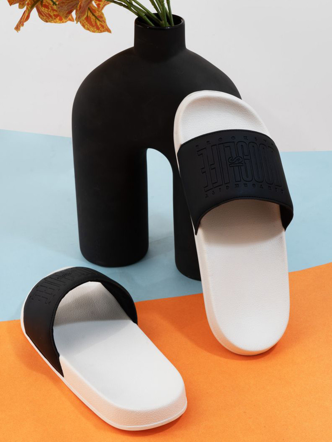 ARVAN Men Printed Casual Sliders