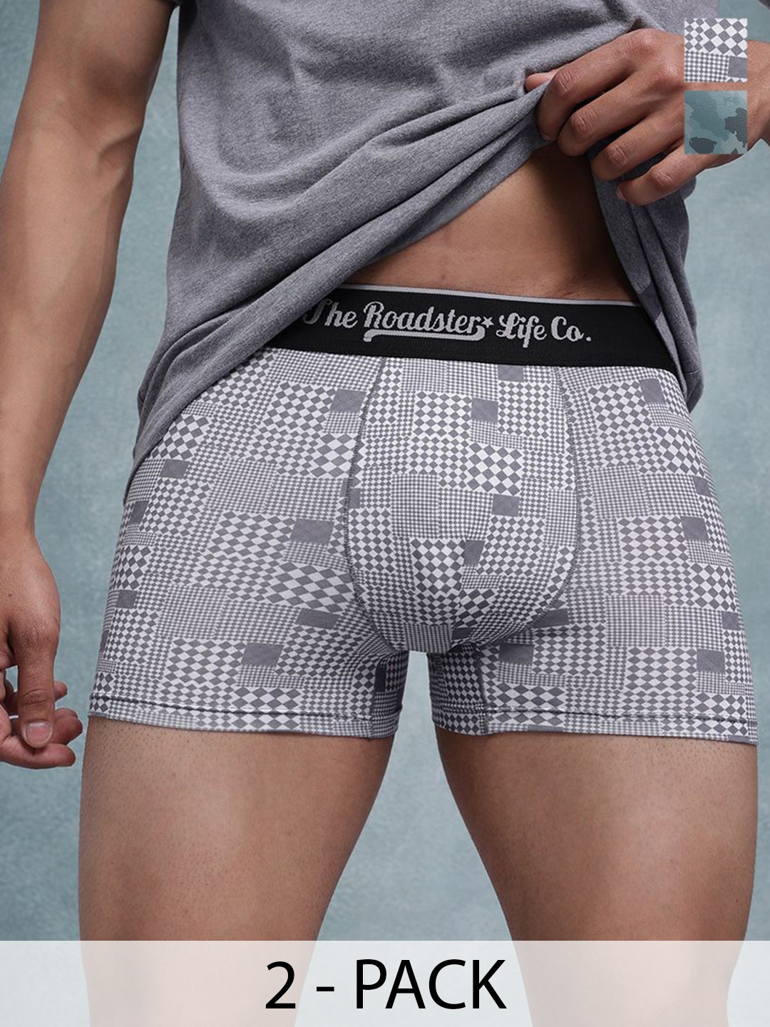 The Roadster Lifestyle Co Pack Of 2 Printed Trunks-PACK OF 2-PV-Print-RO11-RO12-S