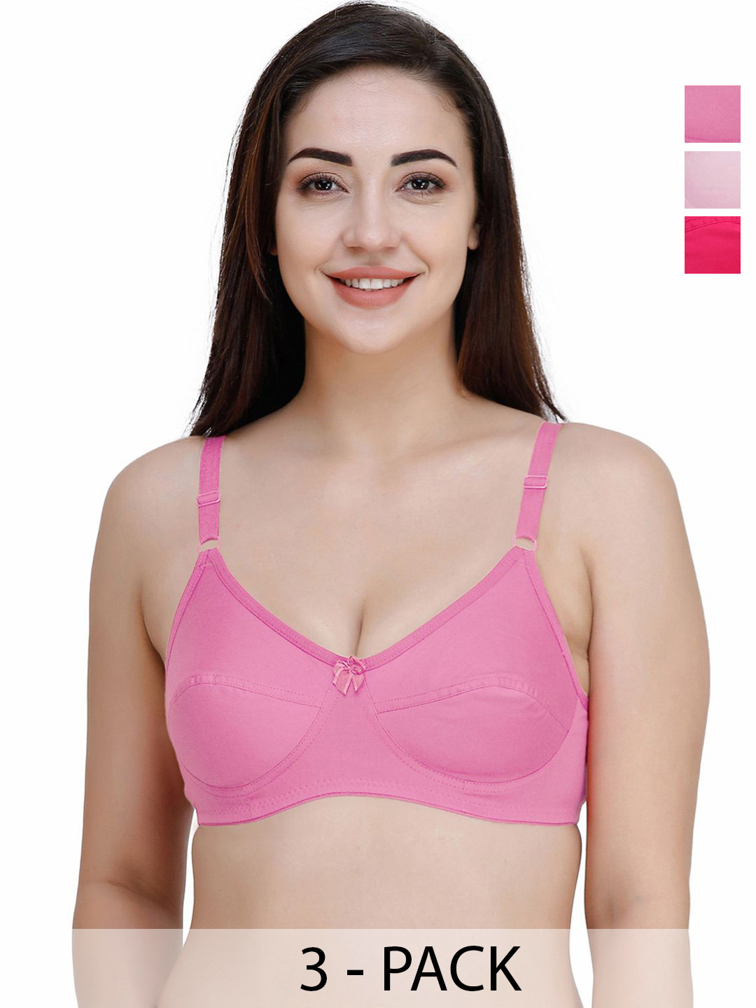 College Girl  Full Coverage Back Closure Cotton Bra