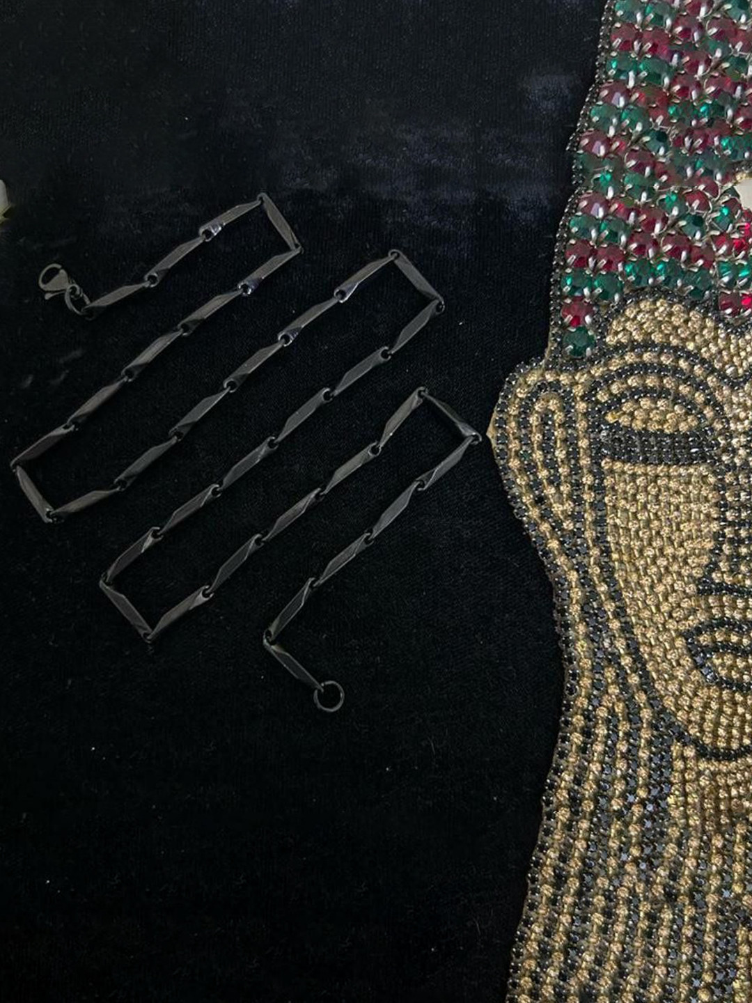 Crazy Fashion Unisex Stainless Steel Rice Chain