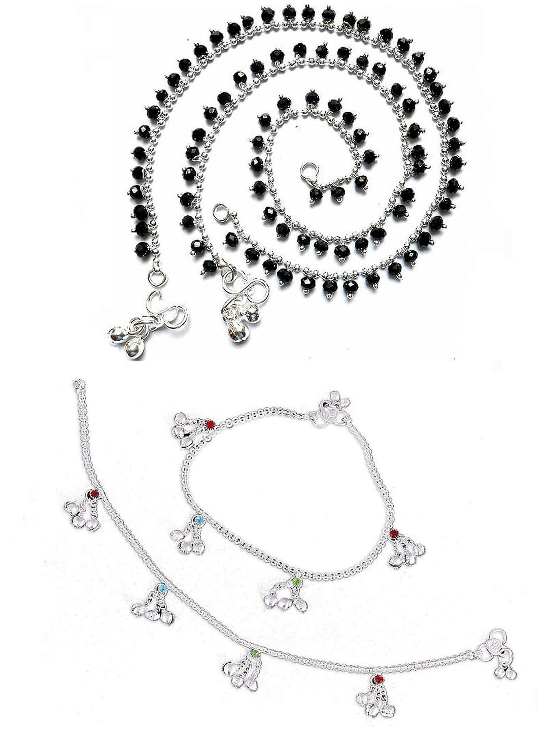 Crazy Fashion 2 Pairs Of Women Anklet