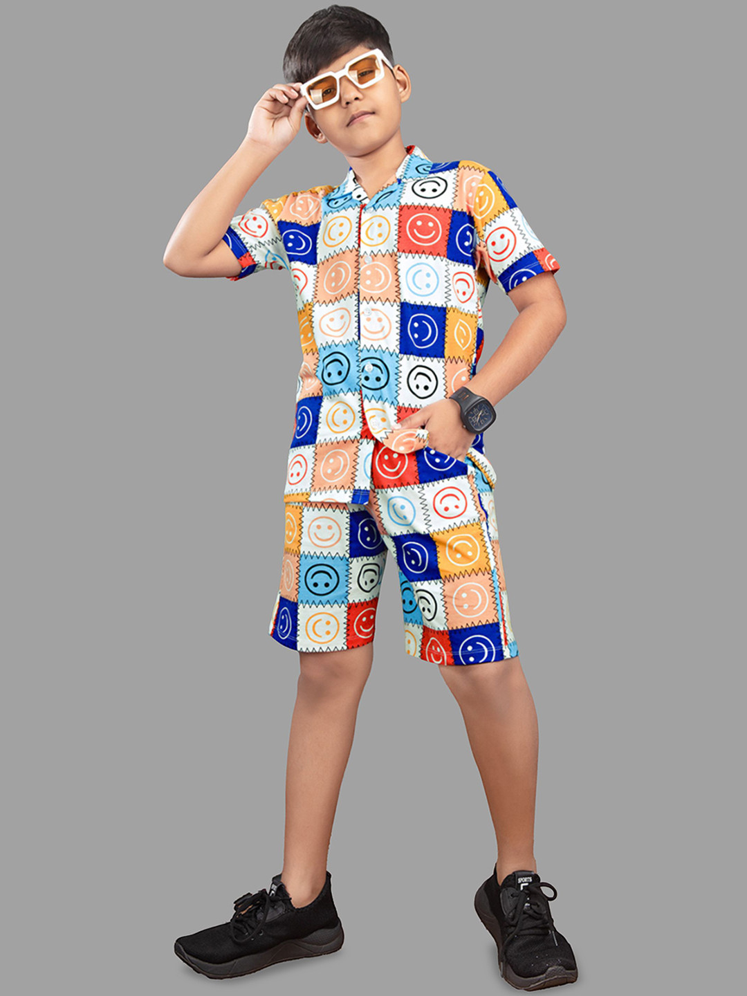 US Fly Boys Printed Short Sleeves Clothing set