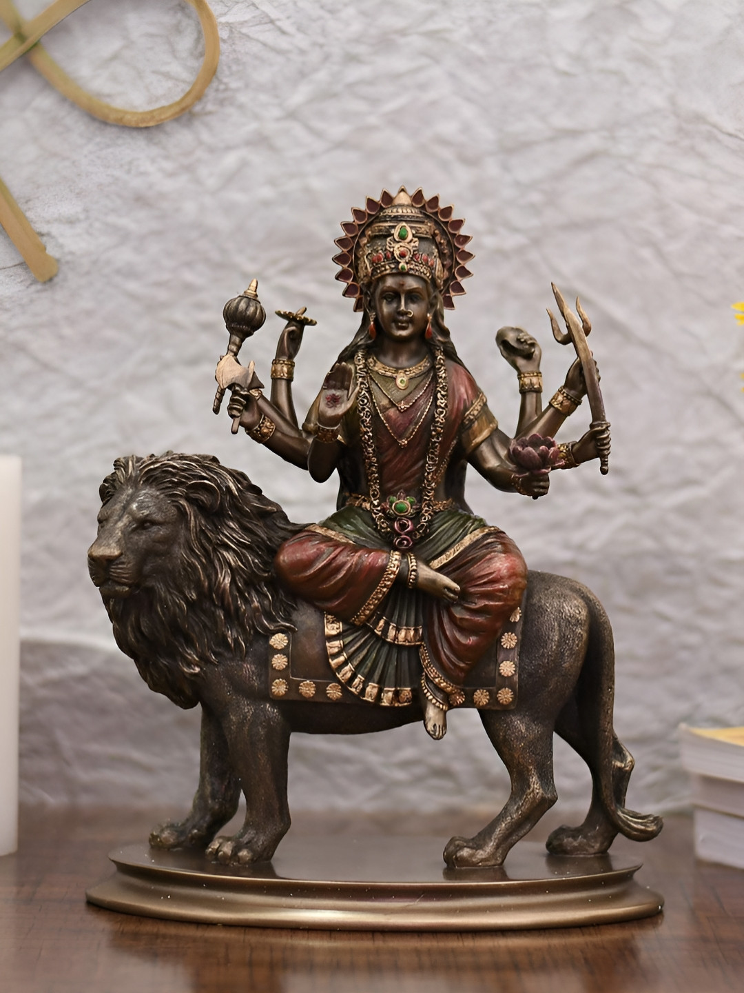 Myntra Elegant Homes Copper-Toned Religious Idol Showpiece