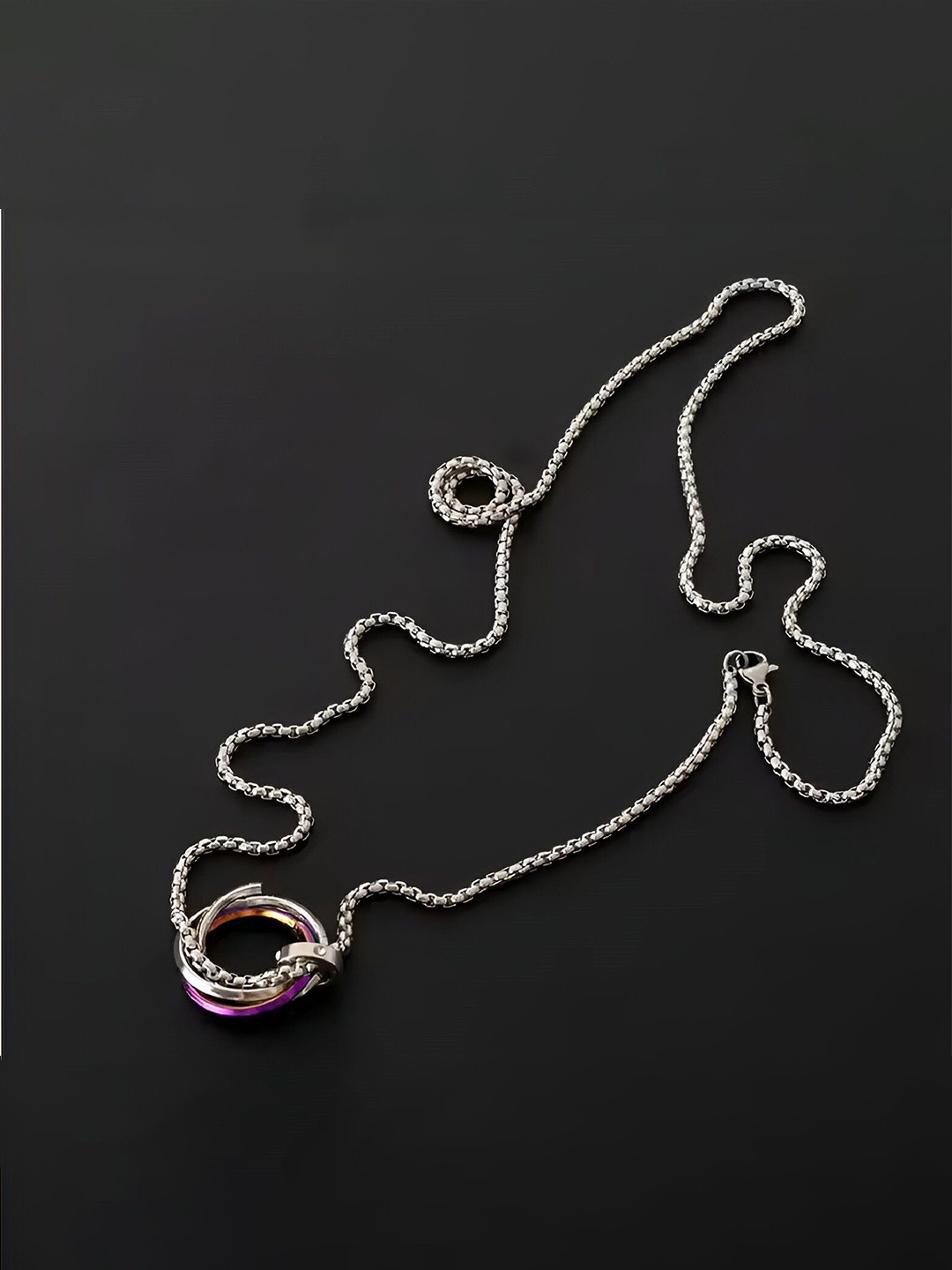 Crazy Fashion FAS Unisex Circular Pendants With Chains