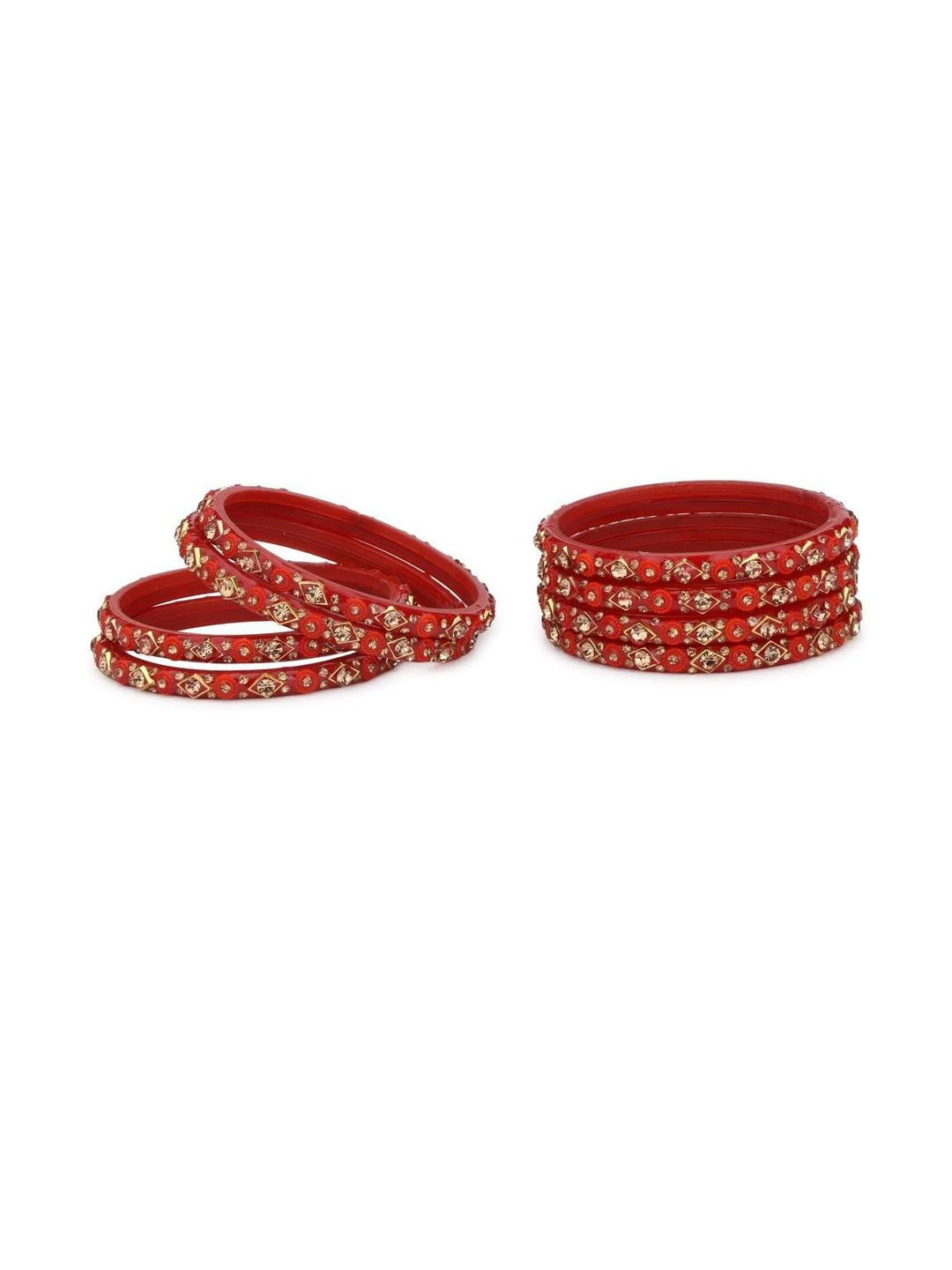 SOMIL Red Alloy Bangle