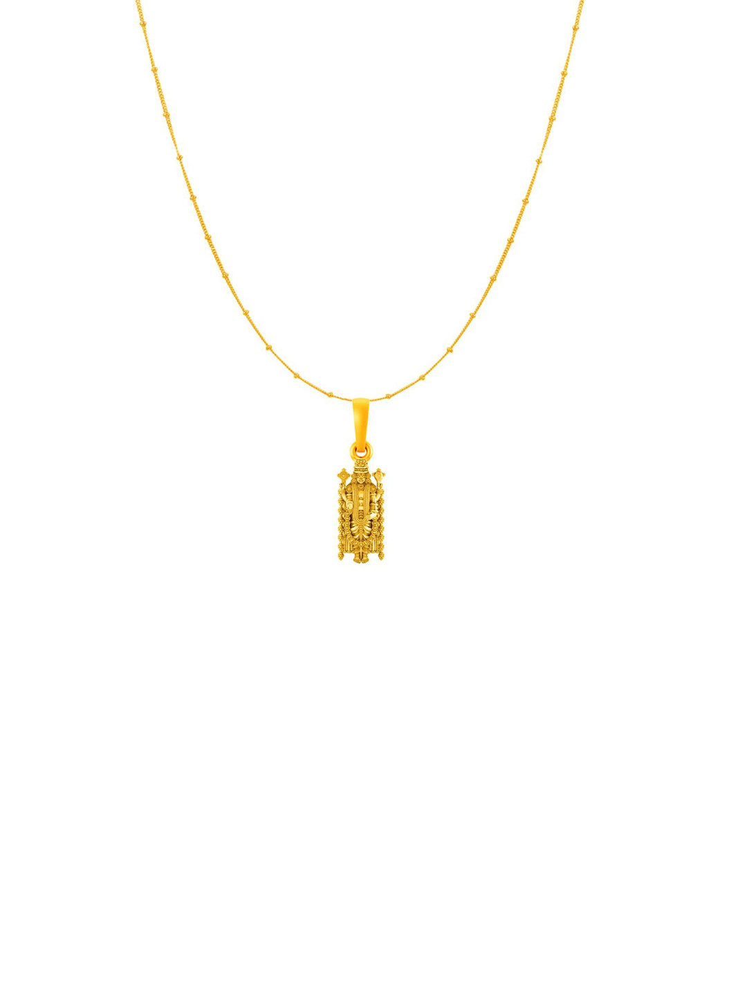 AKSHAT SAPPHIRE Bala Ji Silver Gold-Plated Pendants with Chains