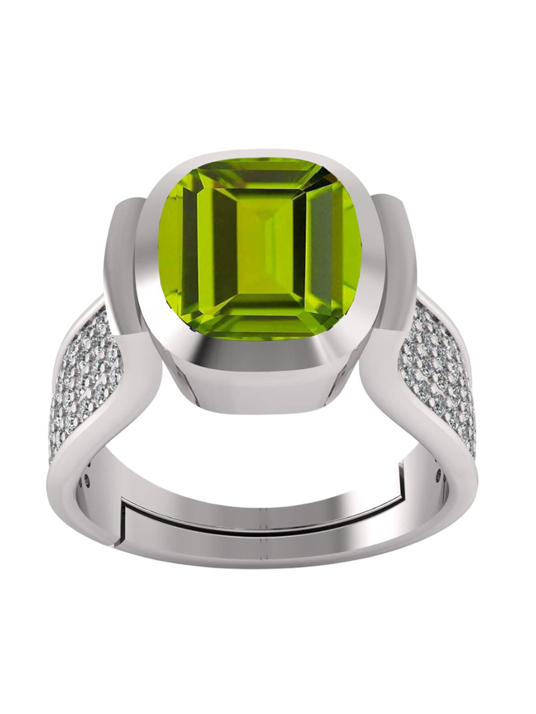 RSPR 10.25 Ratti 9.60 Carat  Peridot Gemstone FingerRing