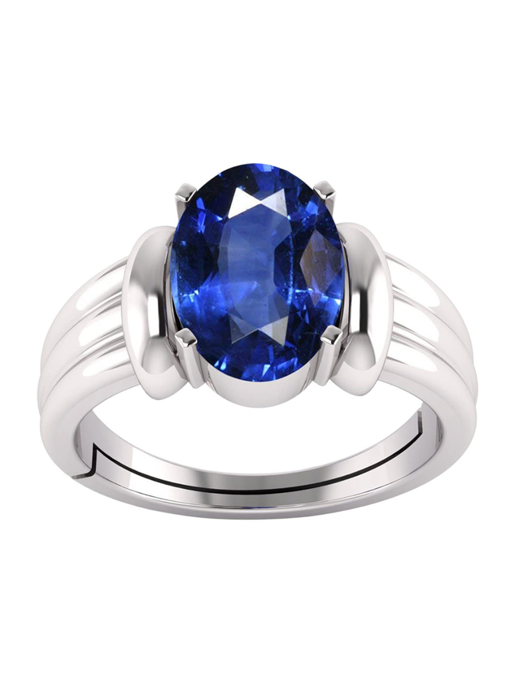 RSPR Unisex 7.25 Ratti 6.72 Carat Stone-Studded Adjustable Finger Ring