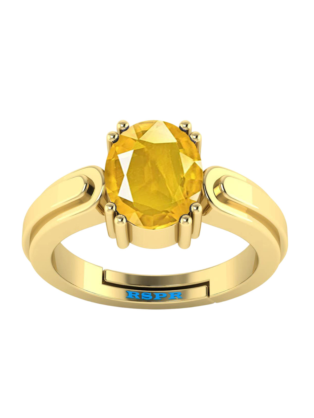 RSPR14.25 Ratti 13.60 Carat Certified Manikya Gemstone Adjustable Finger Ring