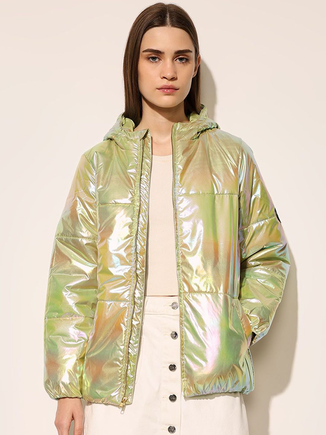 ONLY Long Sleeves Hooded Puffer Jacket