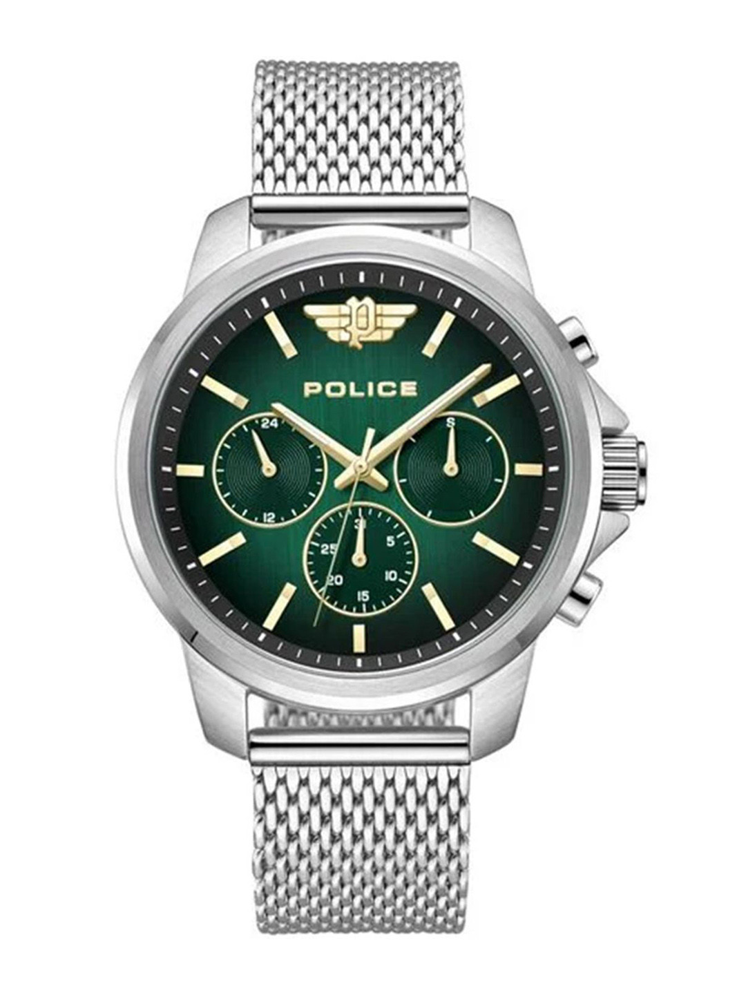 Police Men Stainless Steel Bracelet Style Straps Analogue Watch NTPLPEWJK0006206