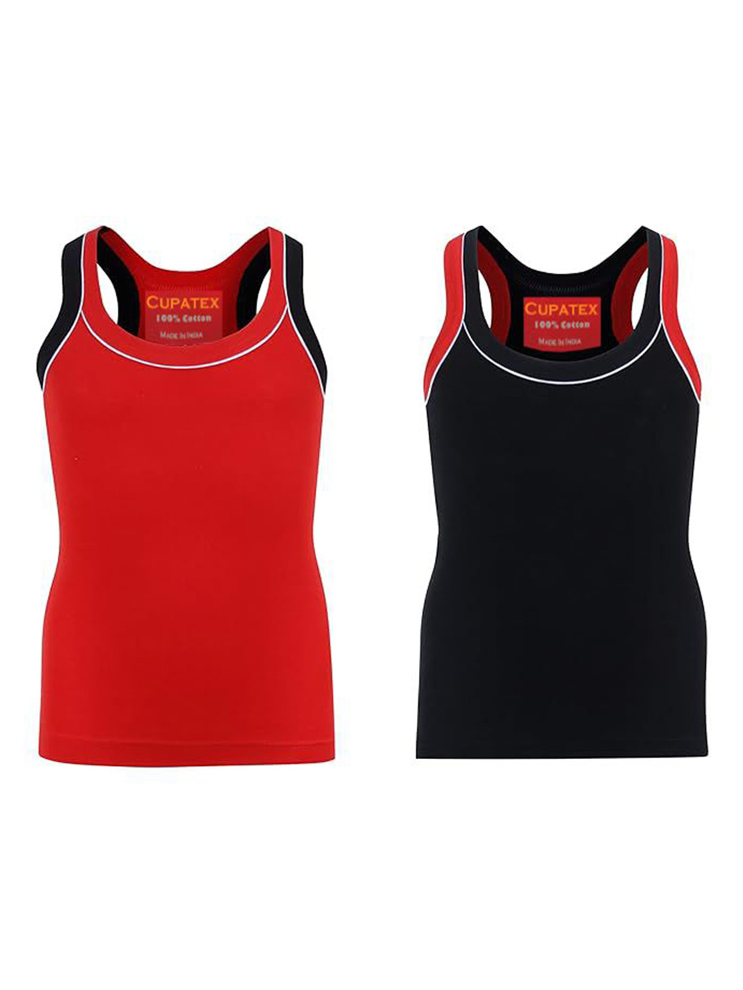 Cupatex Boys Pack Of 2 Combed Cotton Gym Vests KIDS_GYM_P2_1