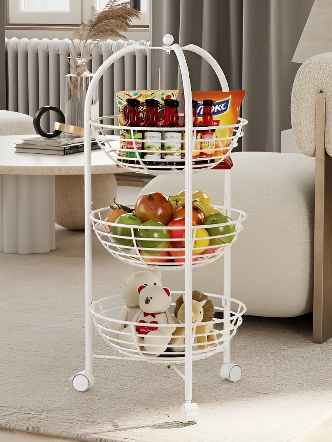 RUBHUB Off White Set of 1 Super Strong Suit Organiser Organisers