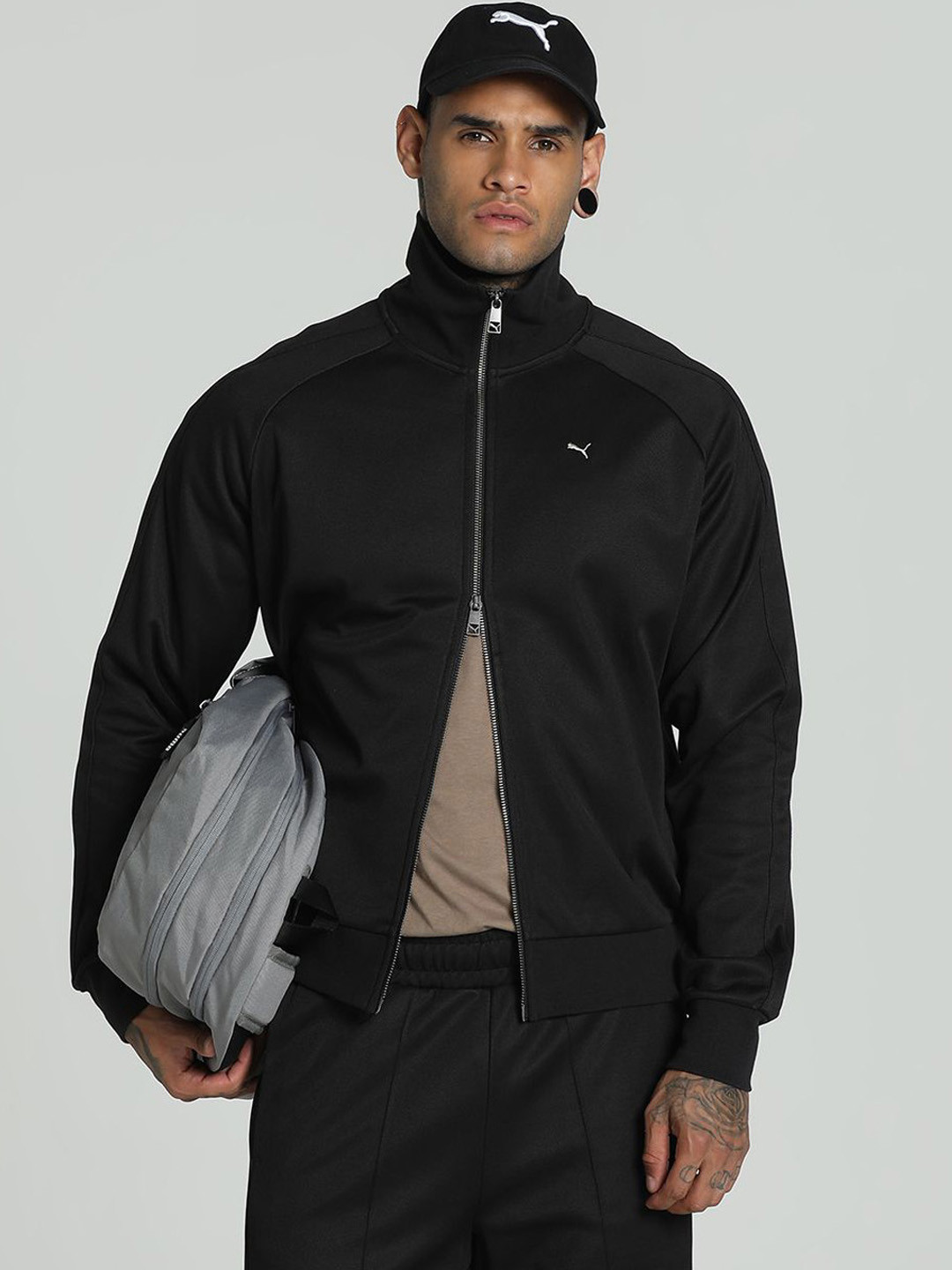 Puma Men T7 Cotton Relaxed Fit Track Jacket