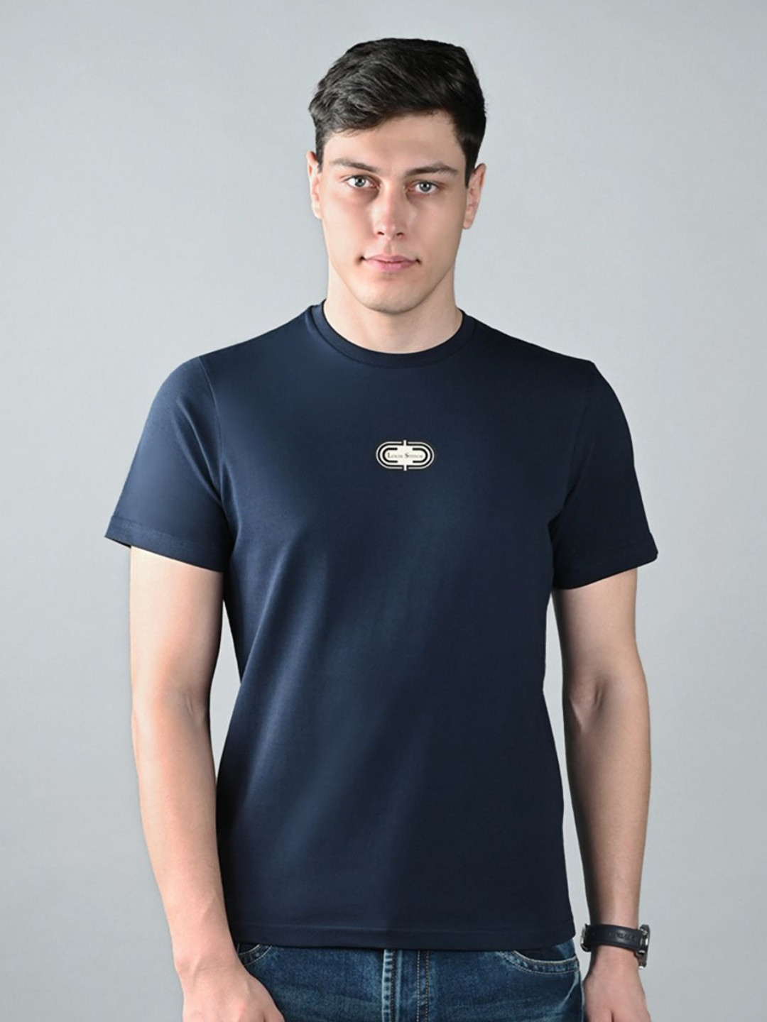 LOUIS STITCH Short Sleeves Pure Cotton T-shirt