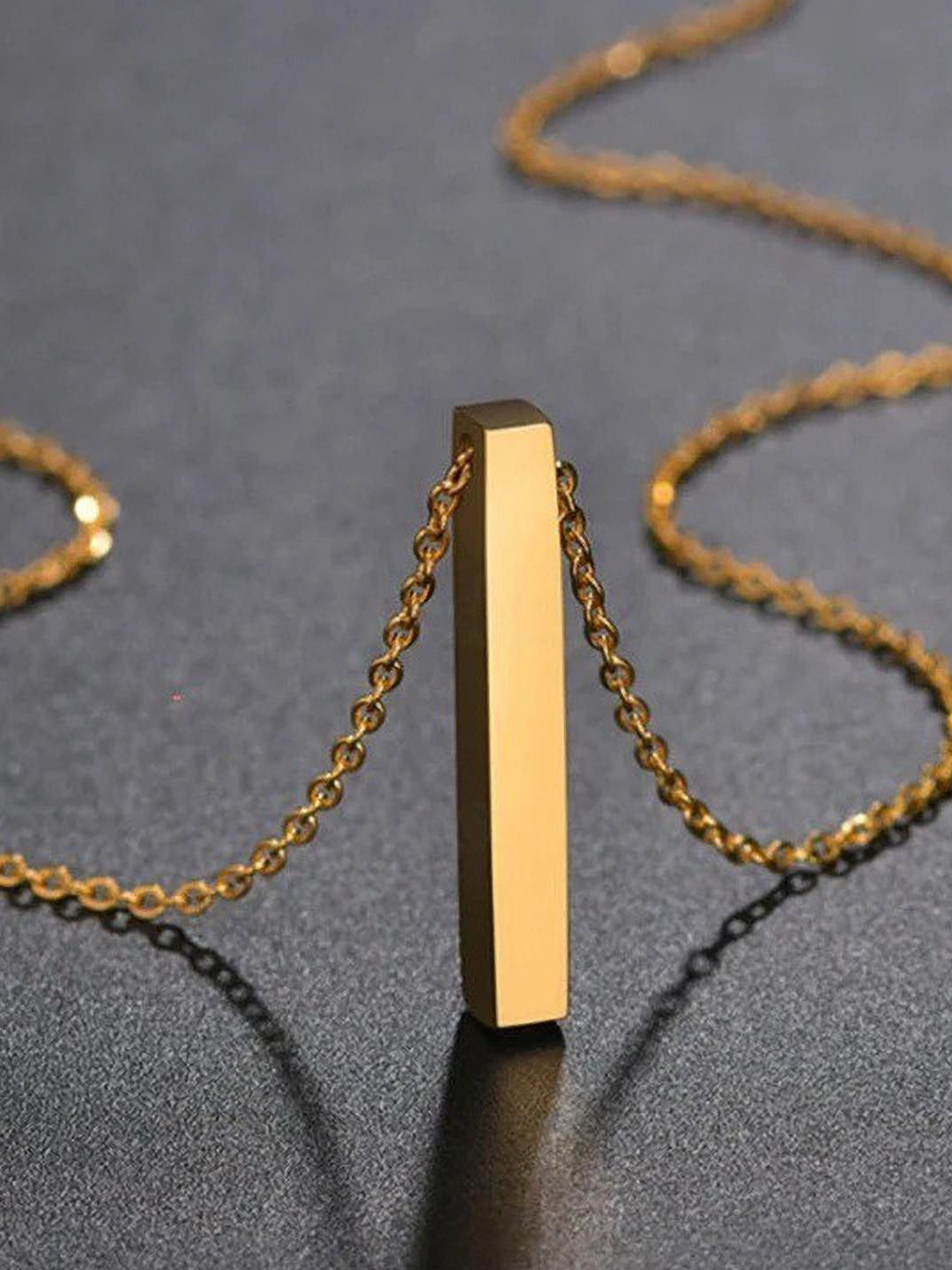 Crazy Fashion Bar Shaped Pendants With Chains