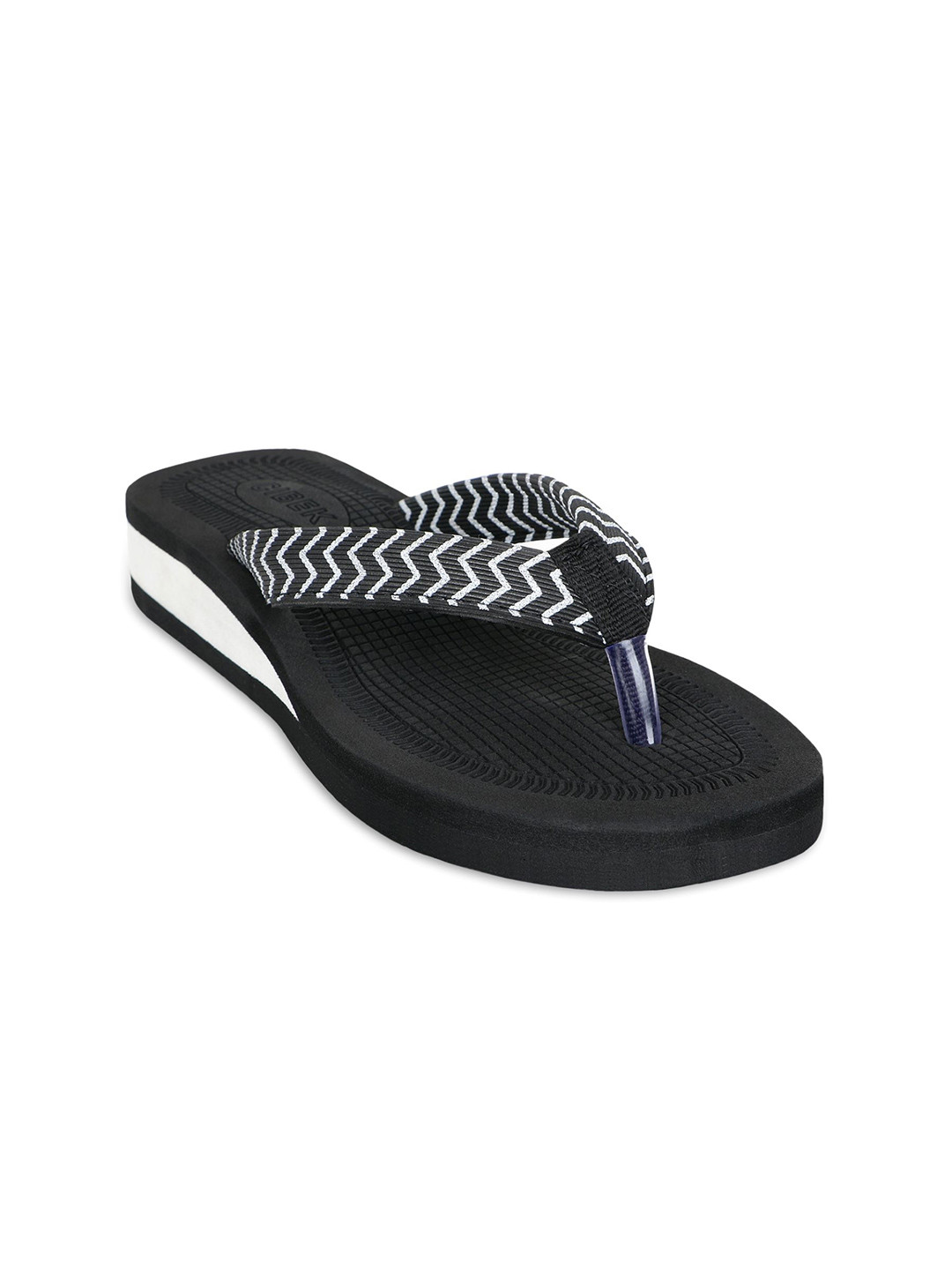 CIBEK Women Self Design Thong Flip-Flops