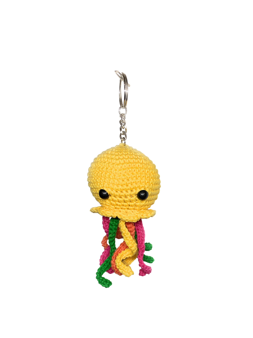 My Yarnery Textured Metal Key Chain