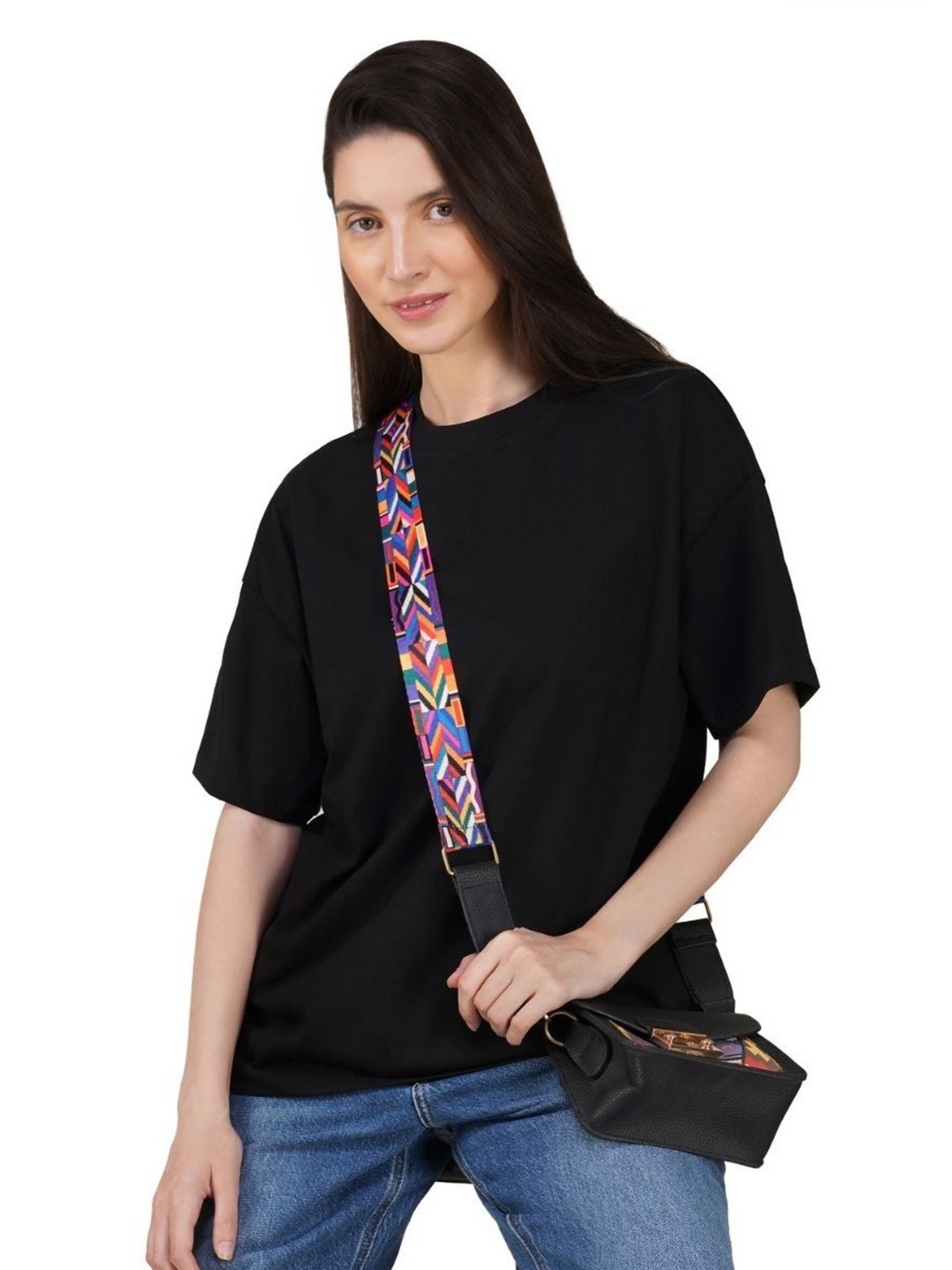 30 Looks Round Neck Short Sleeves Oversized Cotton T-shirt