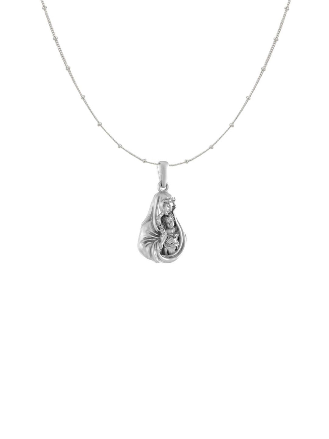 AKSHAT SAPPHIRE 925 Sterling Silver Contemporary Mothermarry Pendants With Chains