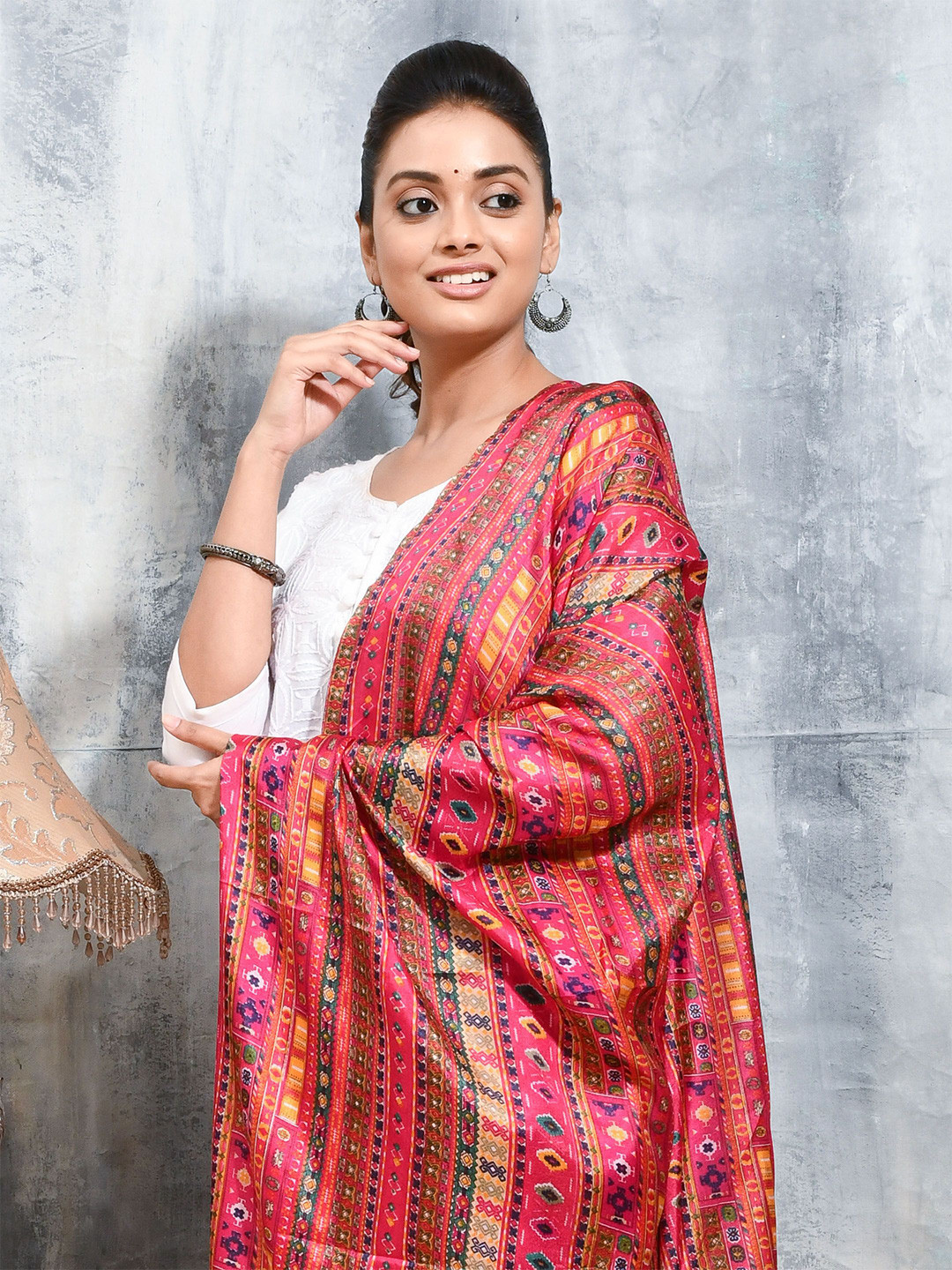 swatika Geometric Printed Dupatta