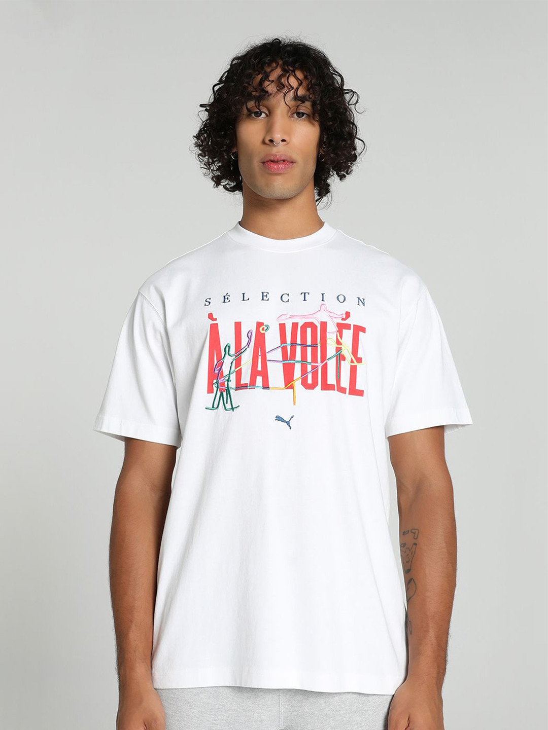 Puma House Of Graphics LA VOLE Cotton Relaxed-Fit T-Shirt