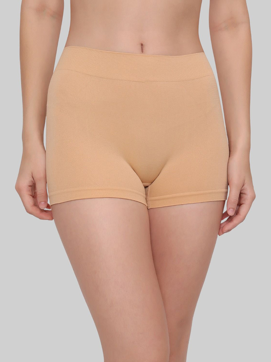 PLUMBURY Mid-Rise Boyshort Briefs + PL-B/S-4603-BG-S