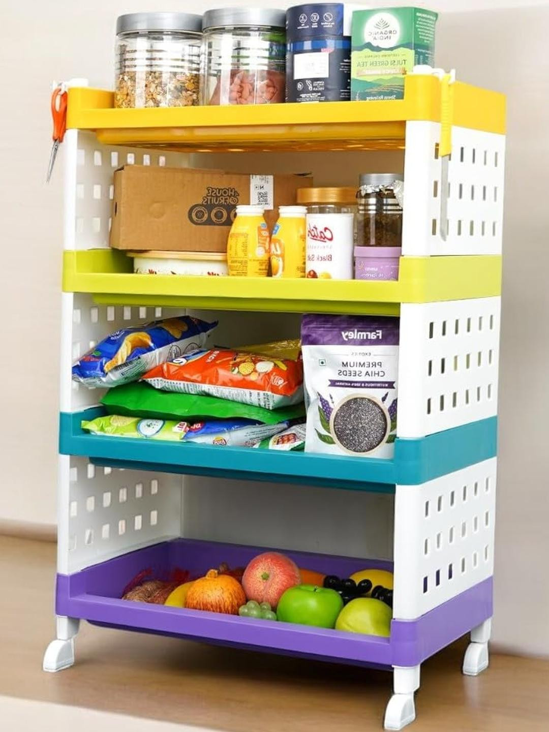 Lexi 4-Tier Multipurpose Storage Rack