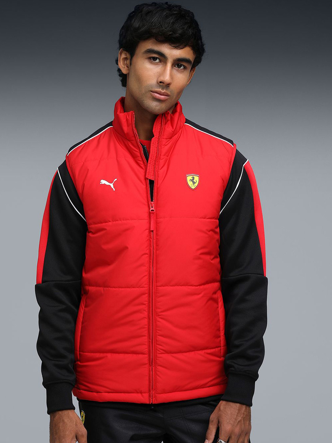 PUMA Motorsport Men Ferrari MT7 Padded Vest Jacket