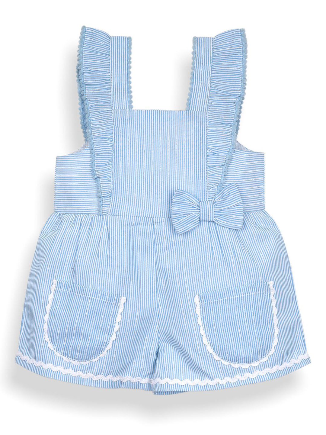 TIDY SLEEP Girls Printed Pure Cotton Romper